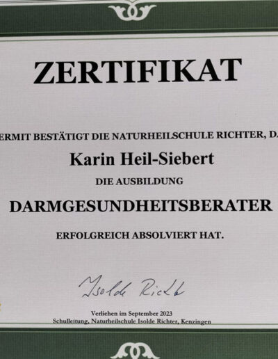 Darmgesundheitsberaterin